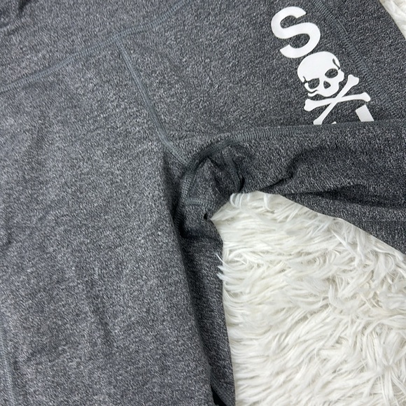 Lululemon Pace Rival Crops Heathered Black Black SoulCycle Collab - Picture 3 of 7